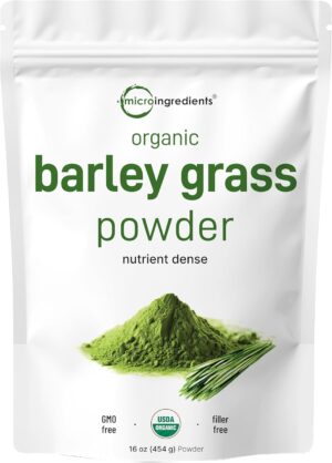 Organic Barley Grass Powder, 16 Oun...