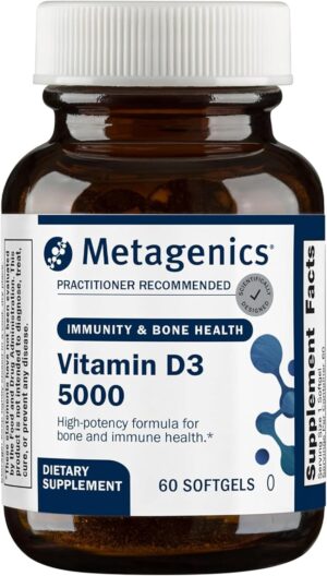 Metagenics Vitamin D3 5000 IU Suppl...