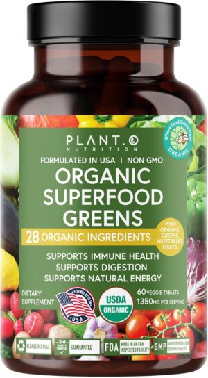 Plant.O Organic Super Greens [Fruit...
