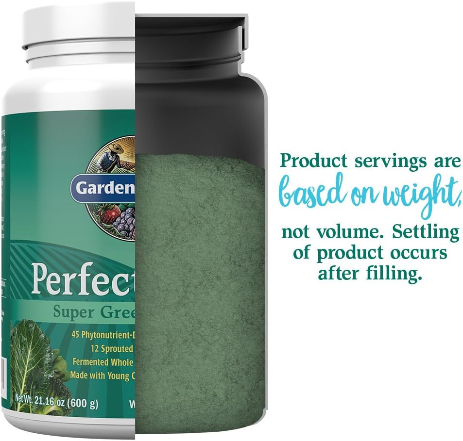 Garden of Life Perfect Food Super Green Formula - 60 Servings, 45 Superfoods, Greens, Fruit & Veggie Juice Superfood Powder Supplement, Probiotics & Organic Spirulina for Digestion & Immune Health - Image 4