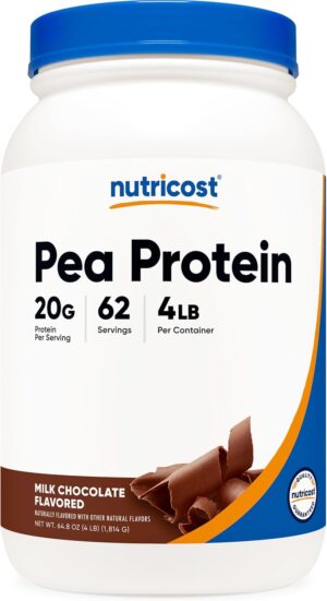Nutricost Pea Protein Powder (4 LBS...