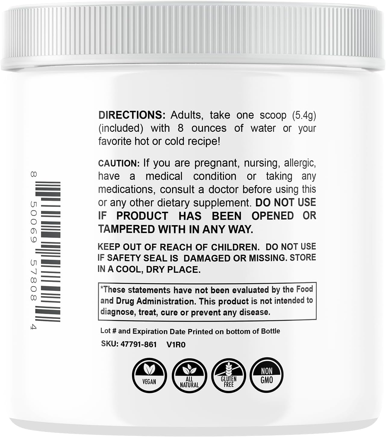 VitalMatrix Organic Greens Powder | Superfood Blend with Probiotics & Adaptogens | Gut, Energy & Immune Support | Citrus Punch | 30 Servings - Image 7