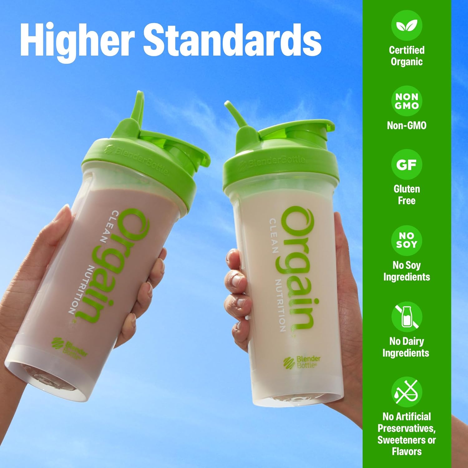 Orgain Organic 30g Vegan Plant Protein Powder, Vanilla, 9g EAAs + BCAAs, High Plant Protein, 4g Prebiotic + Fiber, 1g Sugar, Pre-Workout, Muscle Support + Recovery - 2.01lb (Packaging May Vary) - Image 3