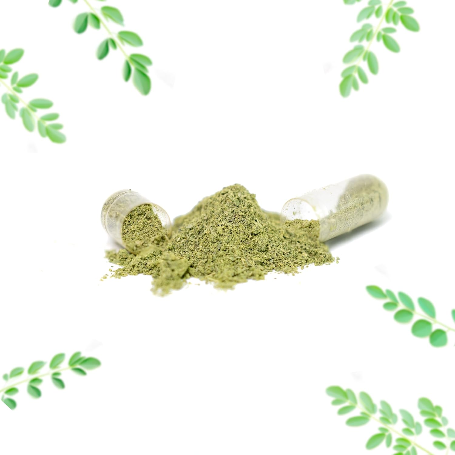 Moringa Powder Capsules - Pure Moringa Powder, Energy, Skin, Immune & Gut Health Superfood, Rich in Antioxidants, Essential Vitamins & Amino Acids, Natural Green Superfood Supplement - 60 Count - Image 7