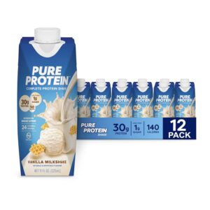 Pure Protein Vanilla Protein Shake,...