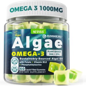Vegan Omega-3 Gummies for Adults, F...