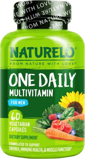 NATURELO Mens Multivitamins –...