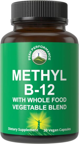 Methyl B12 Vitamin + Whole Food Ble...