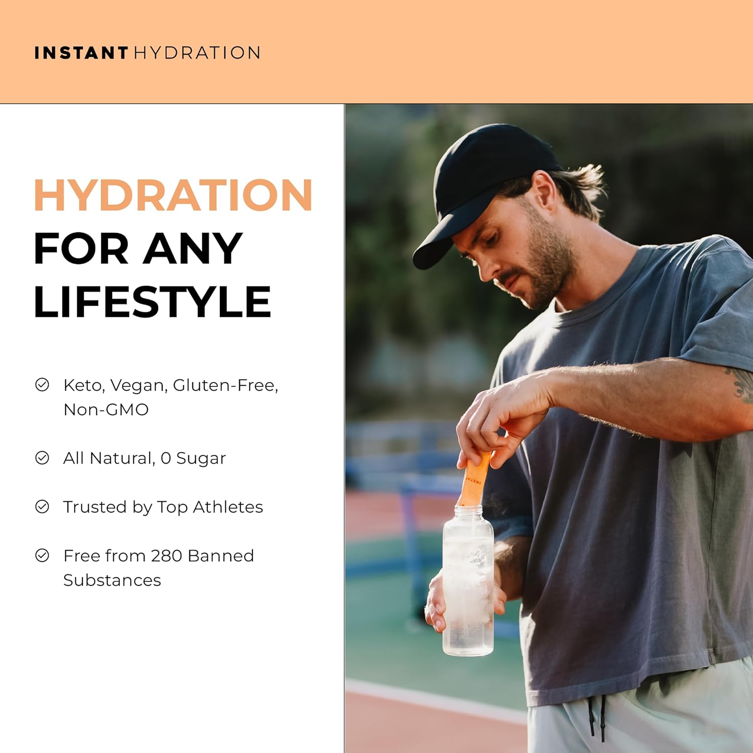 Instant Hydration Electrolytes Powder Packets - Citrus Orange Drink Mix - Zero Sugar - Keto, Vegan, Gluten-Free, Non-GMO - Boost Recovery, Brain Health, Muscle & Tissue Support- 30 Sticks - Image 9