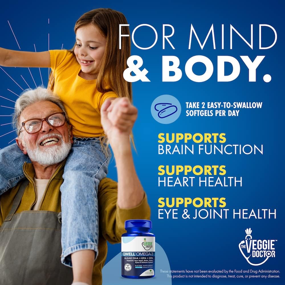 Vegan Omega 3 Supplement – Algae Omega 3 with DHA EPA DPA – Vegan Capsules from Algal – Fish Oil Alternative – Plant-Based Algae Oil Formula – Non-GMO, Carrageenan-Free, High Strength - Image 6