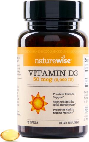 NatureWise Vitamin D3 2000iu (50 mc...