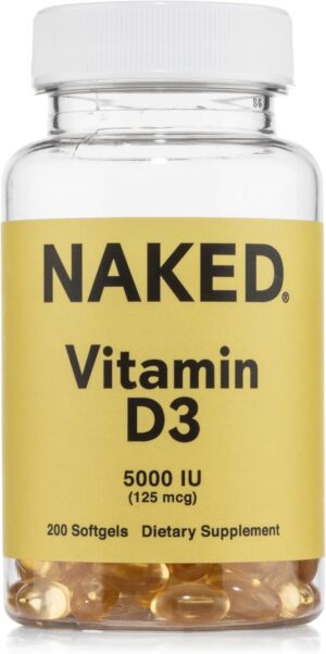 NAKED Vitamin D3 5000 IU – High P...