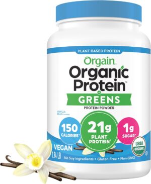 Orgain Organic Vegan Protein Powder...