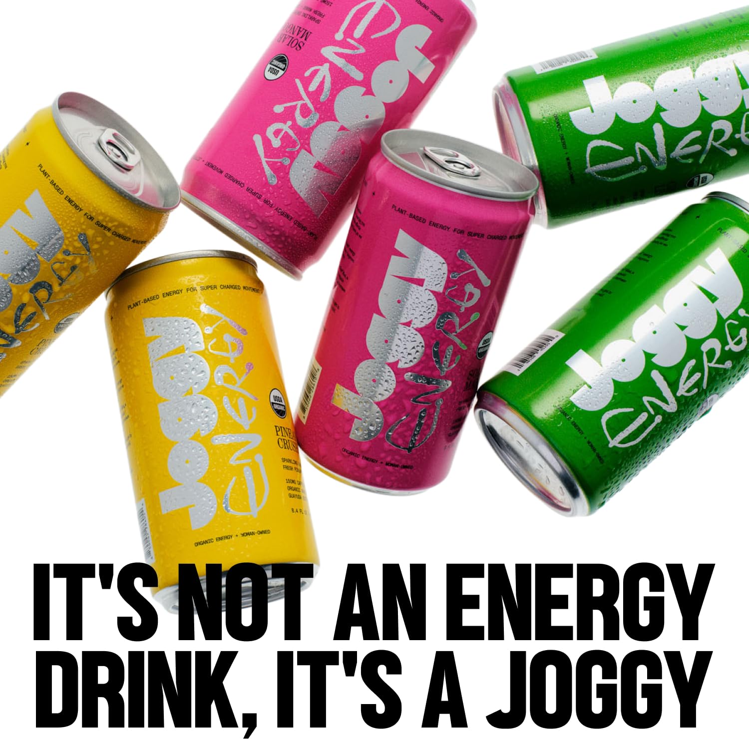 Joggy Energy Drink | Solar Mango 12pk (8.4oz) | USDA Organic, No Added Sugar, Plant-Based Energy with Juice & Natural Caffeine + L-Theanine | Pre-Workout Focus Drink | No Jitters, Vegan, Gluten-Free - Image 5