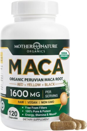 Mother Nature Organic Maca Root Cap...