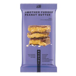 TRUBAR Vegan Protein Bar, Smother F...