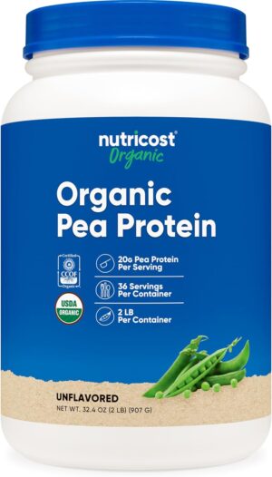 Nutricost Organic Pea Protein Isola...