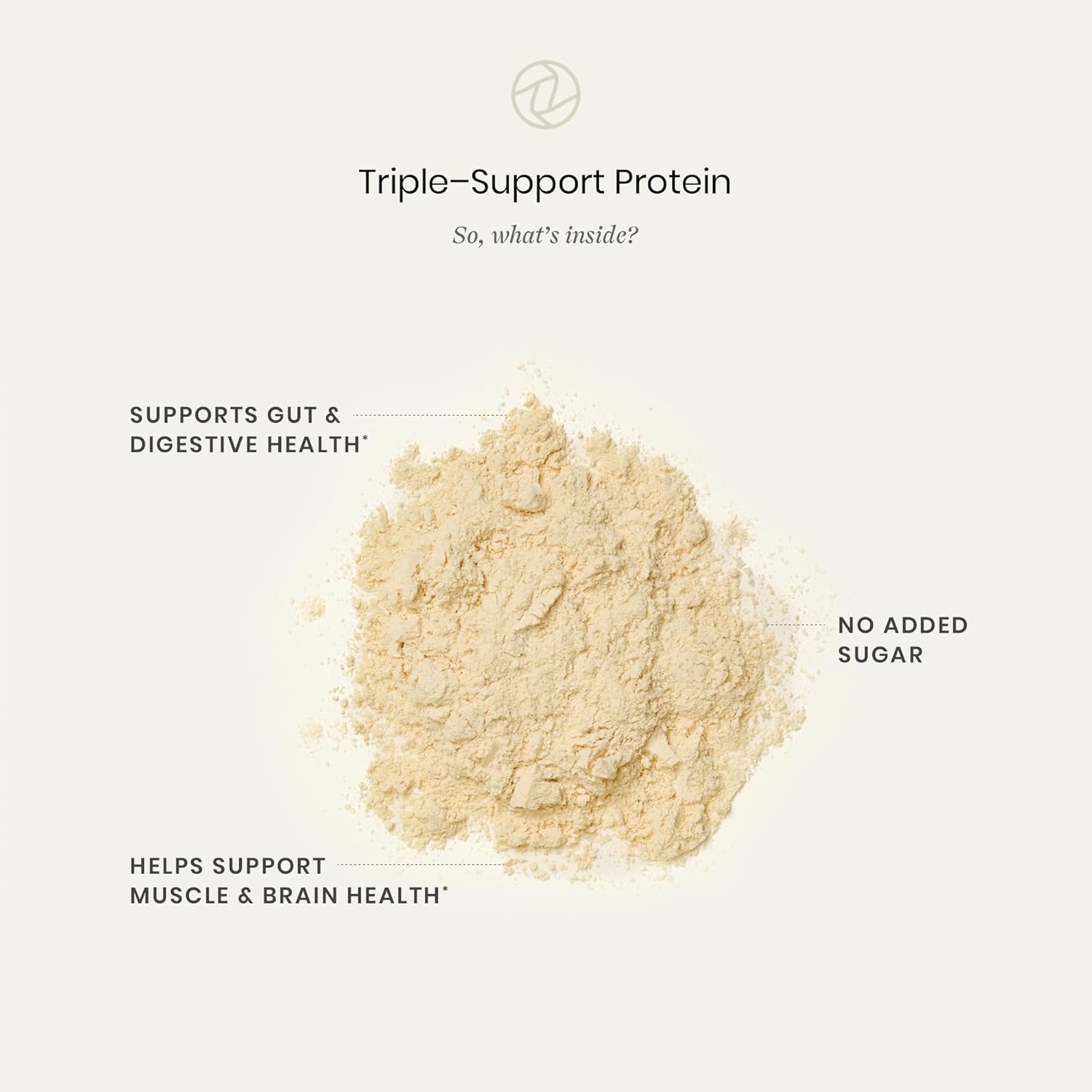 Perelel Triple-Support Plant Based Protein Powder, Creamy Vanilla, 20g Vegan Protein Powder, 3g Creatine Monohydrate, & 5g Prebiotic Fiber per Serving, Dairy Free, No Sugar Added, 15 Day Supply - Image 3