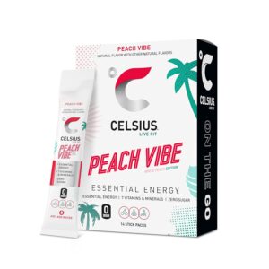 CELSIUS On The Go PEACH VIBE, Sugar...
