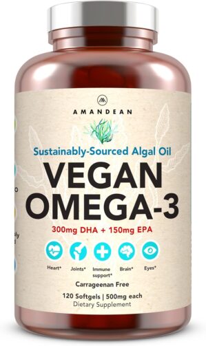 AMANDEAN Vegan Omega 3 Supplement. ...