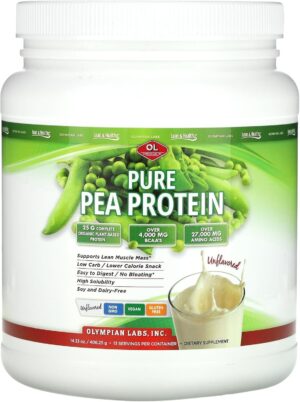 Olympian Labs Pea Protein Powder, U...