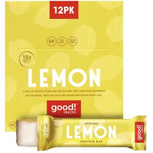 good! Snacks Lemon Vegan Protein Ba...
