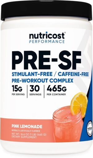 Nutricost Stim-Free Pre-Workout, 30...