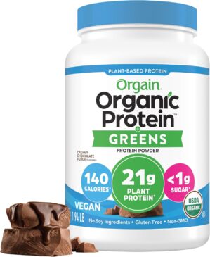 Orgain Organic Vegan Protein Powder...
