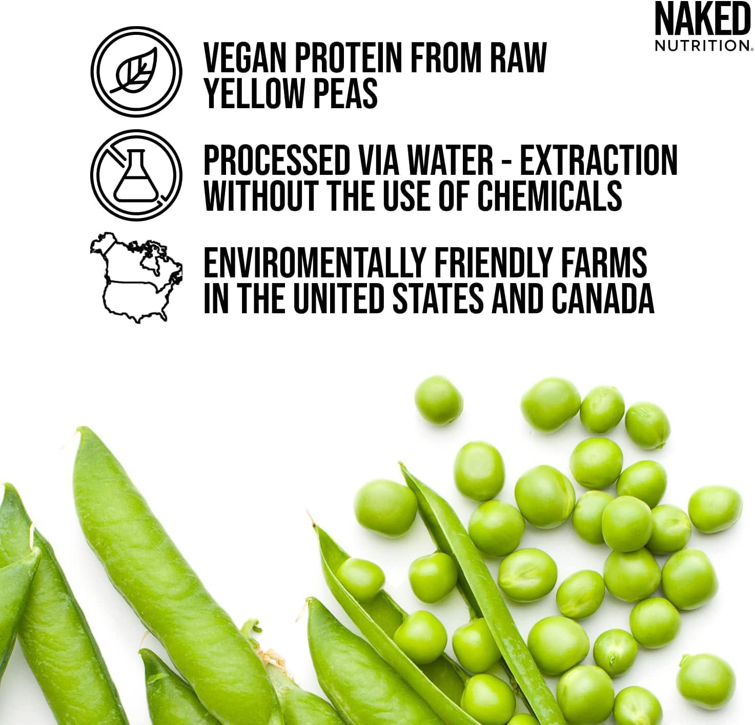 NAKED Shake - Vegan Protein Powder, Strawberry Banana - Flavored Plant Based Protein with Mct Oil, NSF Certified, Gluten-Free, Soy-Free, No Gmos Or Artificial Sweeteners - 30 Servings - Image 3