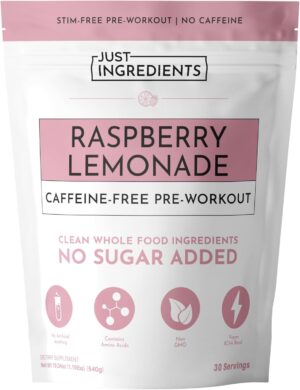 JUST INGREDIENTS Pre-Workout Raspbe...
