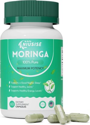 Moringa Powder Capsules, Organic Su...
