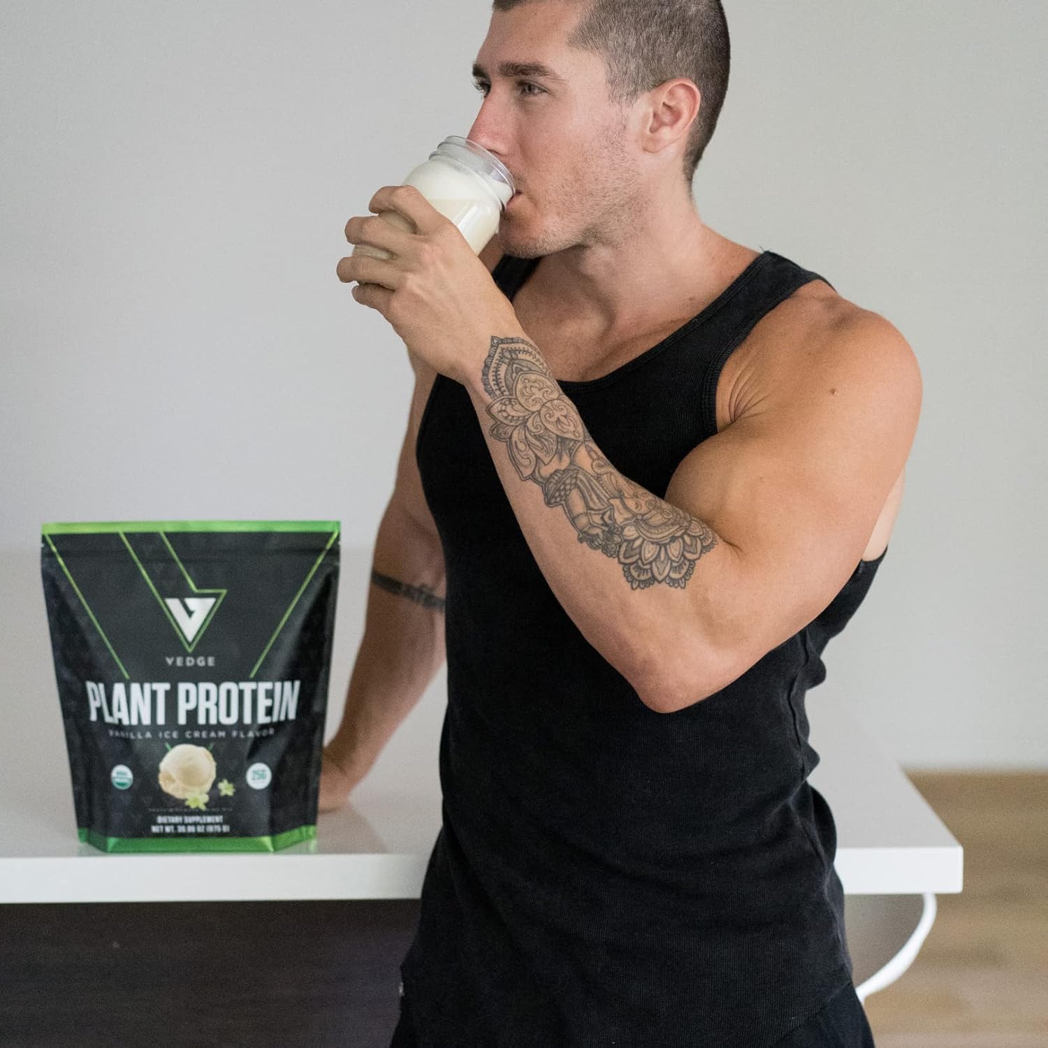 VEDGE Vegan Protein Powder - Plant Protein Powder with Pea, Pumpkin & Sunflower - USDA Organic, Amino Acids, Dairy Free, Gluten Free, Soy Free, Keto, Non GMO, Smooth Texture - Vanilla - 20 Servings - Image 8