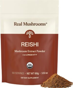 Real Mushrooms Reishi Mushroom Powd...
