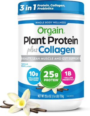 Orgain Protein Powder + Collagen, V...
