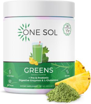 One Sol Greens, Super Greens Powder...