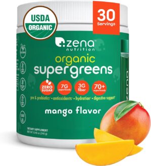 Zena Nutrition Organic Super Greens...