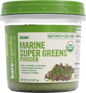 BareOrganics Marine Super Greens Po...