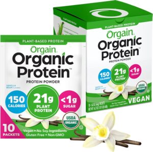 Orgain Organic Vegan Protein Powder...