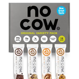 No Cow Vegan Protein Bars, Upgraded...