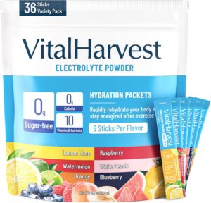 VitalHarvest 36 Sticks Electrolytes...
