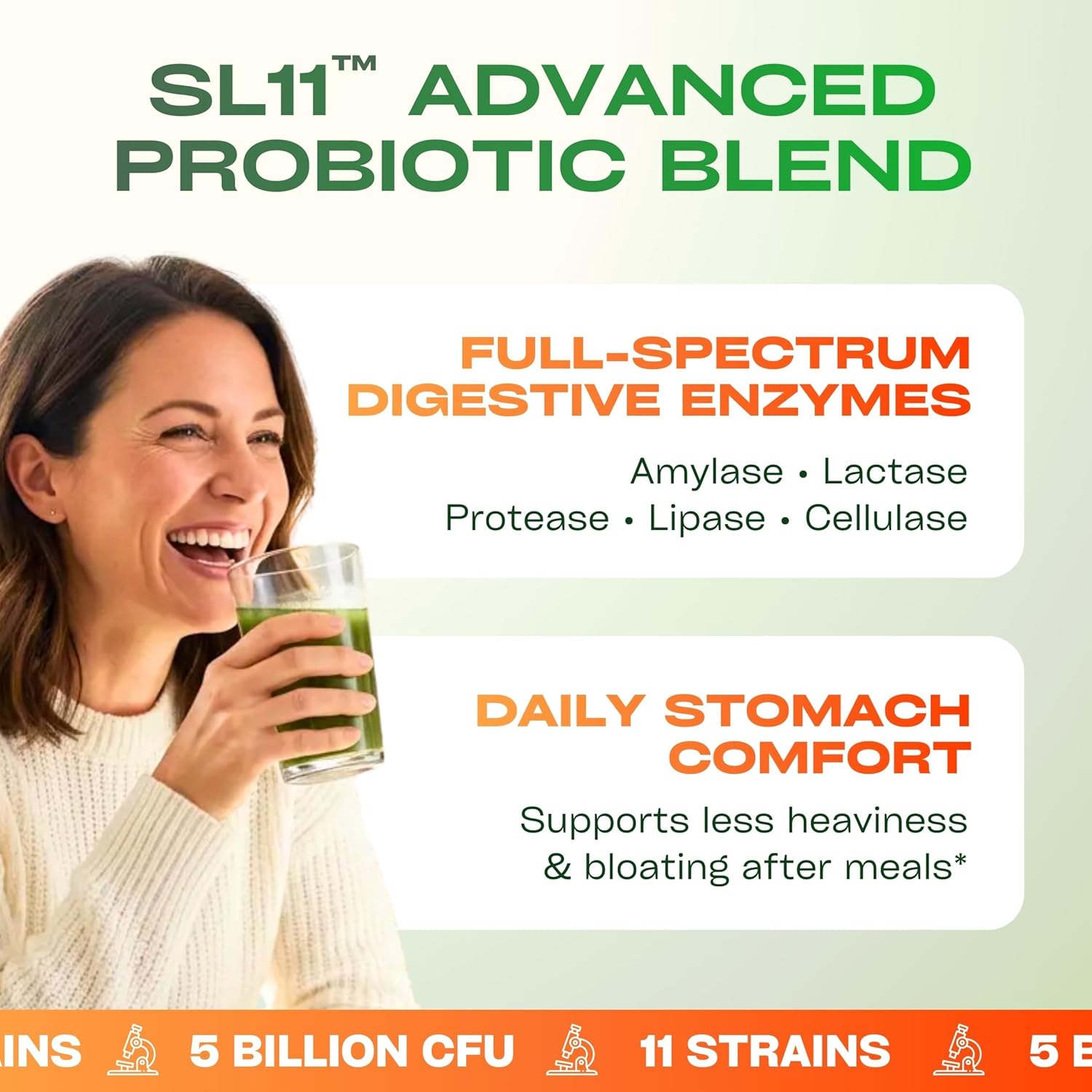 GOBIOTIX Super Greens Powder with Organic Spirulina - Superfood Supplement with Fruit Blend, Probiotics and Enzymes for Digestive Health - Vegan, Non-GMO - 30 Servings (Mango - 1 Pack) - Image 5