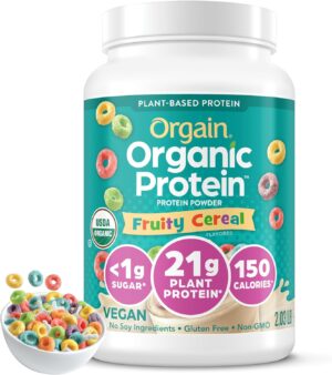 Orgain Organic Vegan Protein Powder...