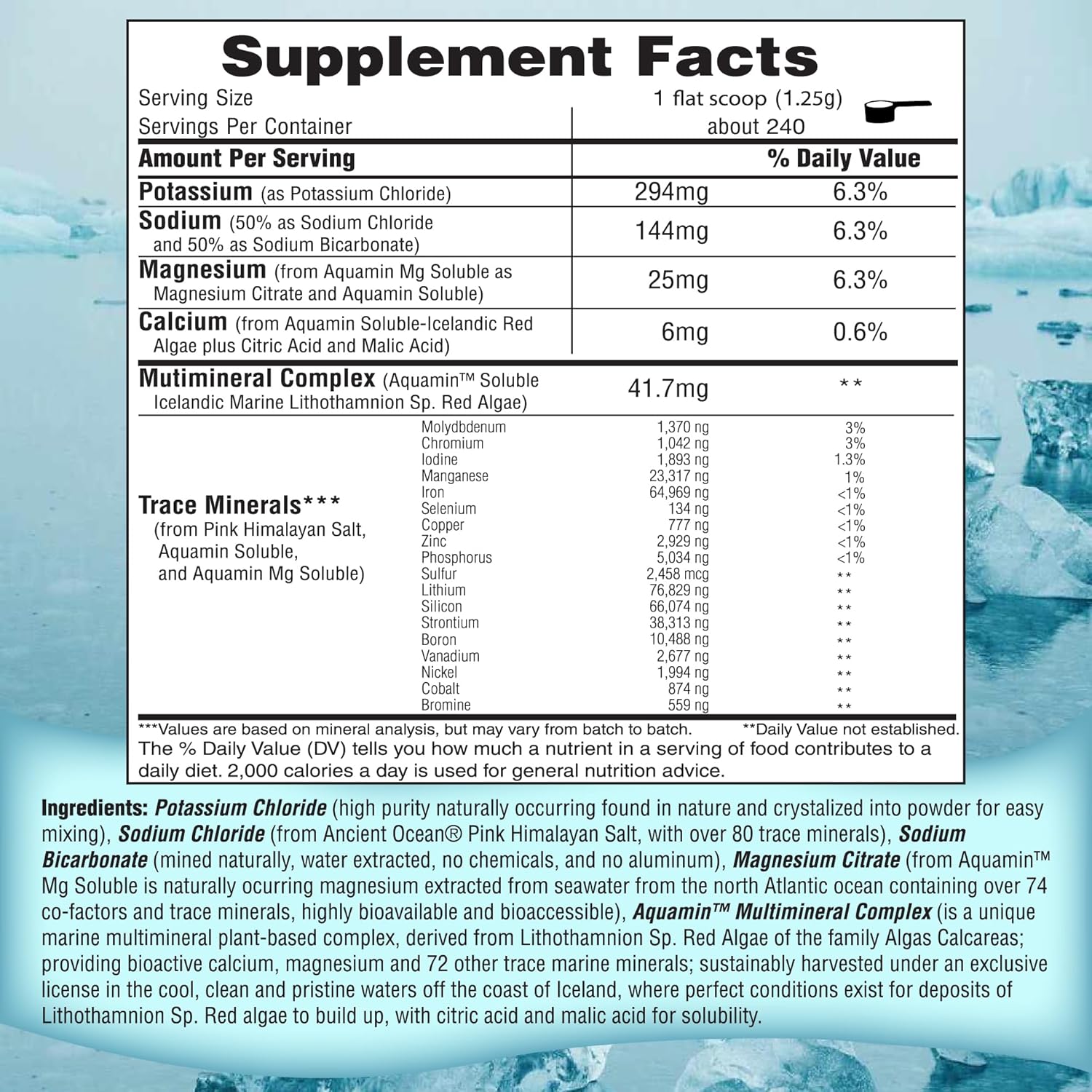 No Sugar Electrolytes Powder in The Raw | Mix in Coffee, Soup, Juice, Water, Smoothies, Broth, Anything | No Sweeteners or Flavorings | Keto & Sugar Free | Non-GMO & Vegan - Image 7