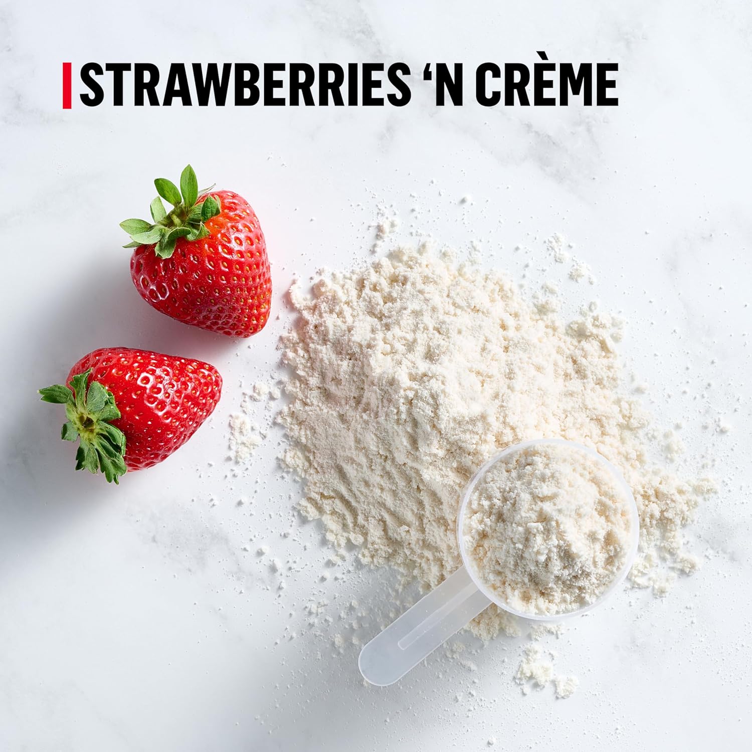 Muscle Milk Genuine Protein Powder, Strawberries ‘N Crème, 1.93 Pounds, 13 Servings, 32g Protein, 3g Sugar, Calcium, Vitamins A, C & D, NSF Certified for Sport, Energizing Snack, Packaging May Vary - Image 3