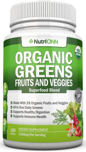 Organic Super Greens Capsules ̵...