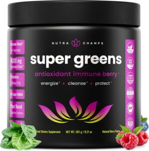 NutraChamps Super Greens Powder Pre...
