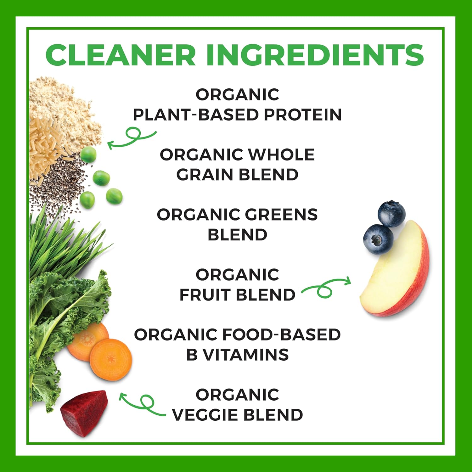 Orgain Organic Vegan Meal Replacement Protein Powder, Creamy Chocolate Fudge - 20g Plant Based Protein, Gluten Free, Dairy Free, Lactose Free, Soy Free, No Sugar Added, For Smoothies & Shakes - 2.03lb - Image 5
