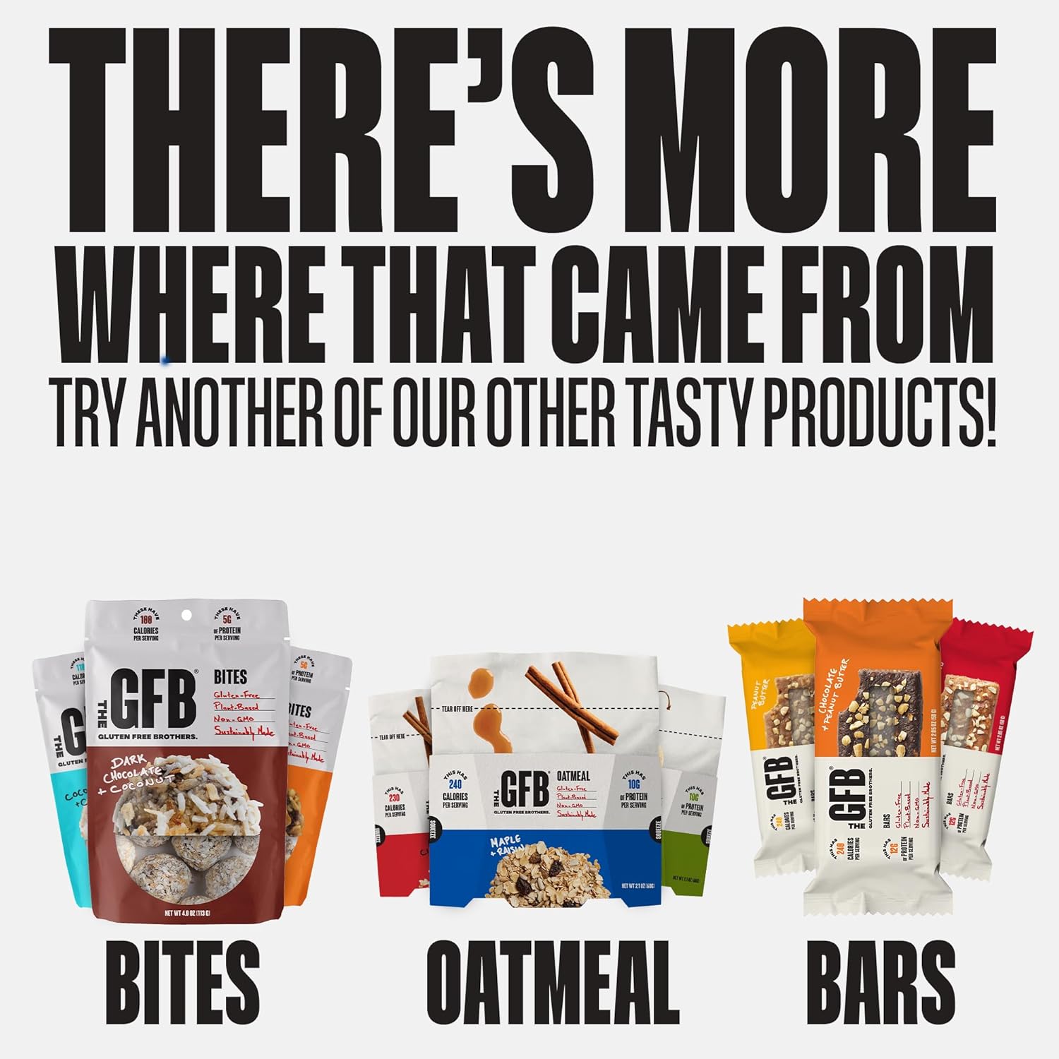 The GFB Oatmeal Raisin Protein Bars - Gluten Free, Plant Based, Non GMO, Sustainably Made – Ridiculously Tasty, Healthy, Vegan, Nutrition Snack Protein Bars, 2.05 oz (12 Count) - Image 7