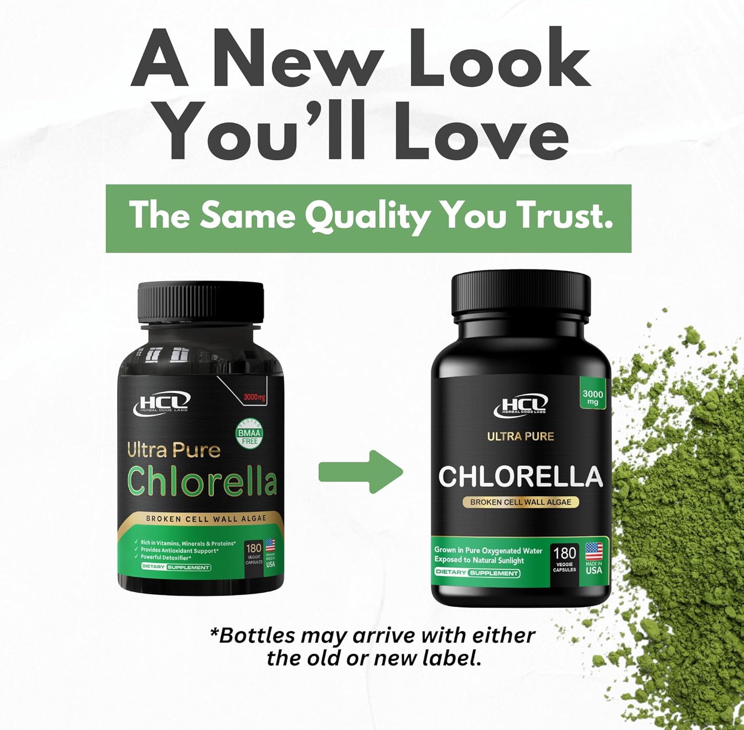 Chlorella Capsules 3000 mg - Cracked Cell Wall Blue Green Algae Supplement - Best Natural Detox Cleanse - Plant Vitamins Minerals Chlorophyll Vegan Protein Powder Pills - Made in USA - Image 4