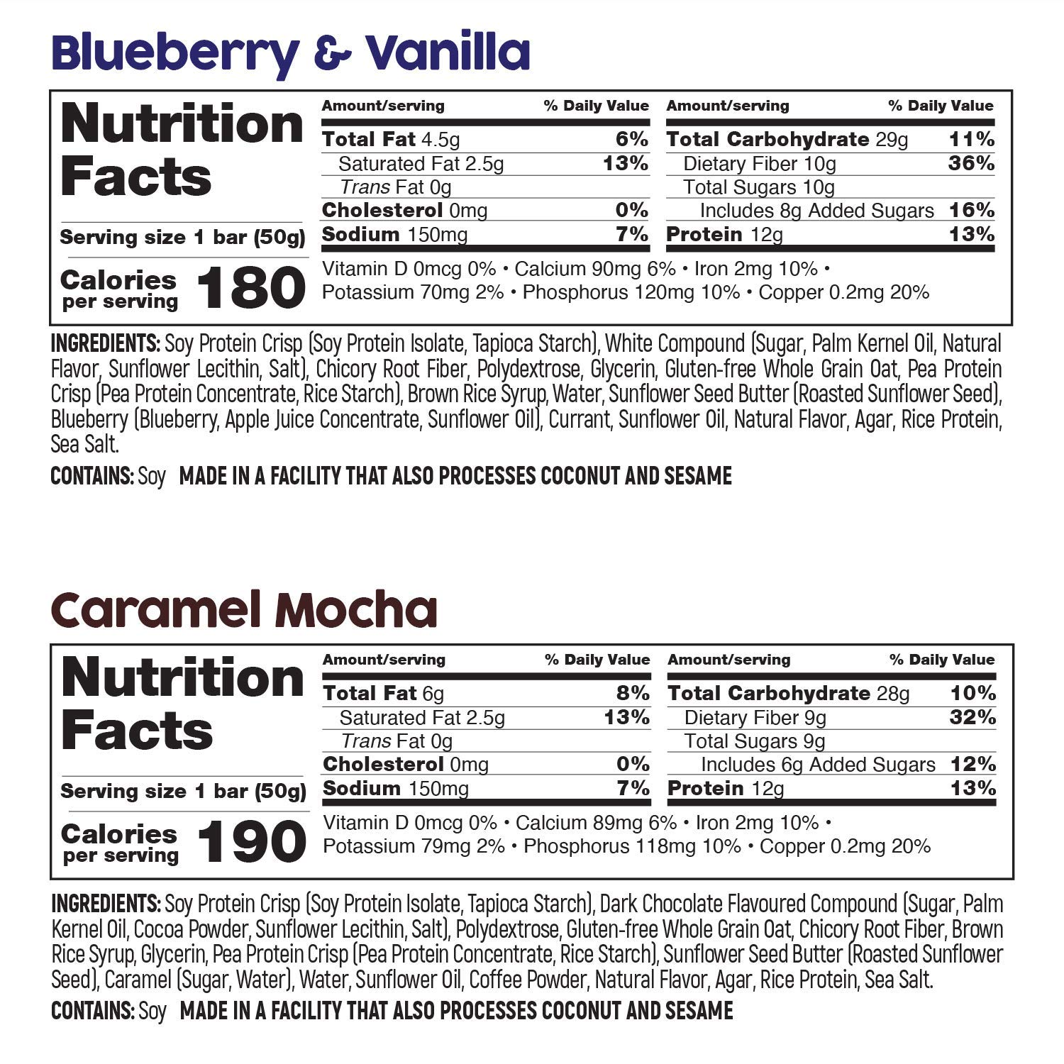 No Nuts! Variety Pack Protein Bars – 4-Flavor Sampler | 100% Nut-Free, Dairy-Free, Vegan, Organic, Kosher, Egg-Free, Non-GMO Snack & Energy Bars - Image 3